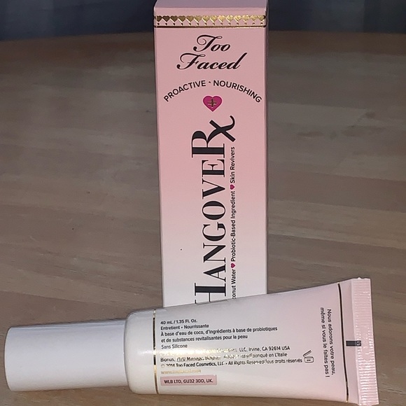 ✨BUNDLE✨ NIB Too Faced Hangover Replenishing Face Primer & Hangover Pillow Balm - Picture 2 of 7